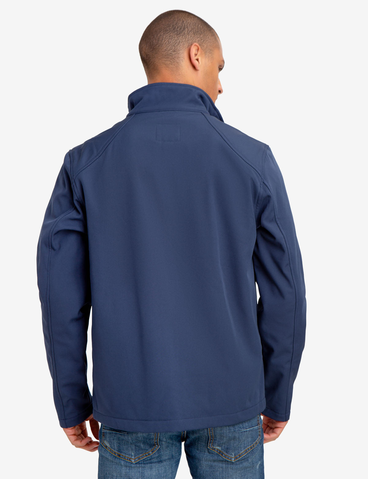 Mock Neck Jacket for Men | 100% Polyester Lightweight