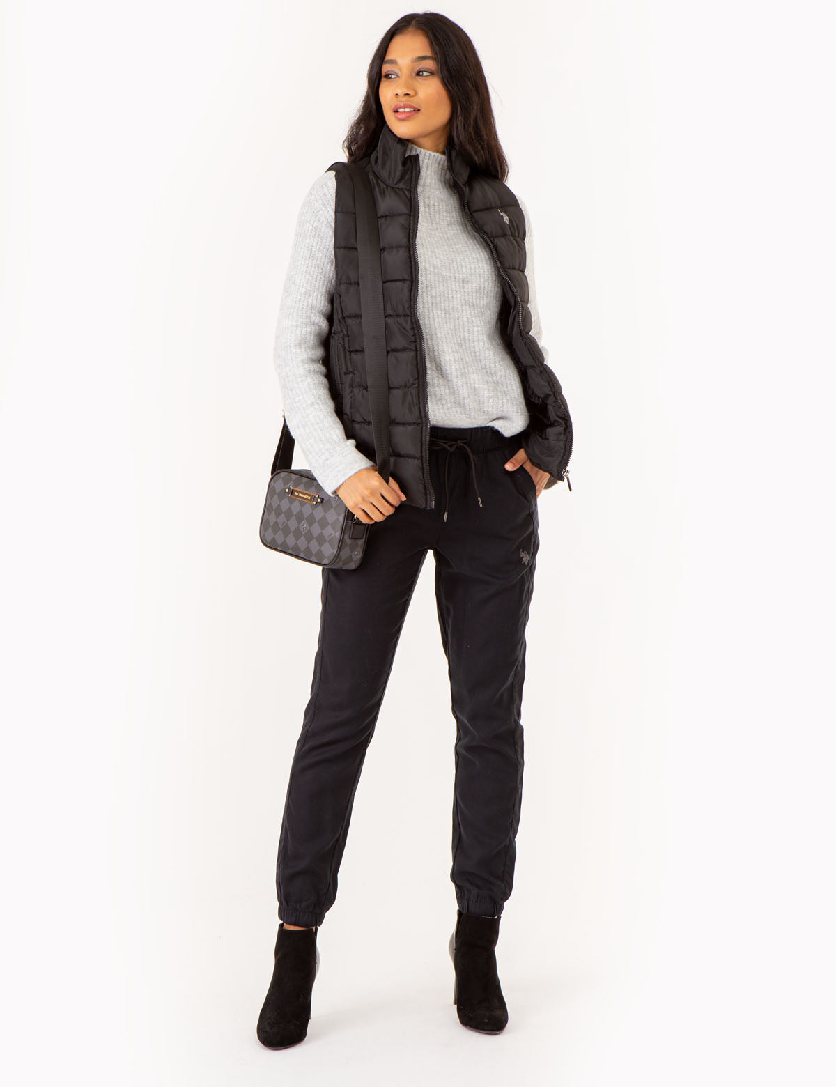 Mock Neck Side Slit Sweater for Women | Cozy Knit Pullover
