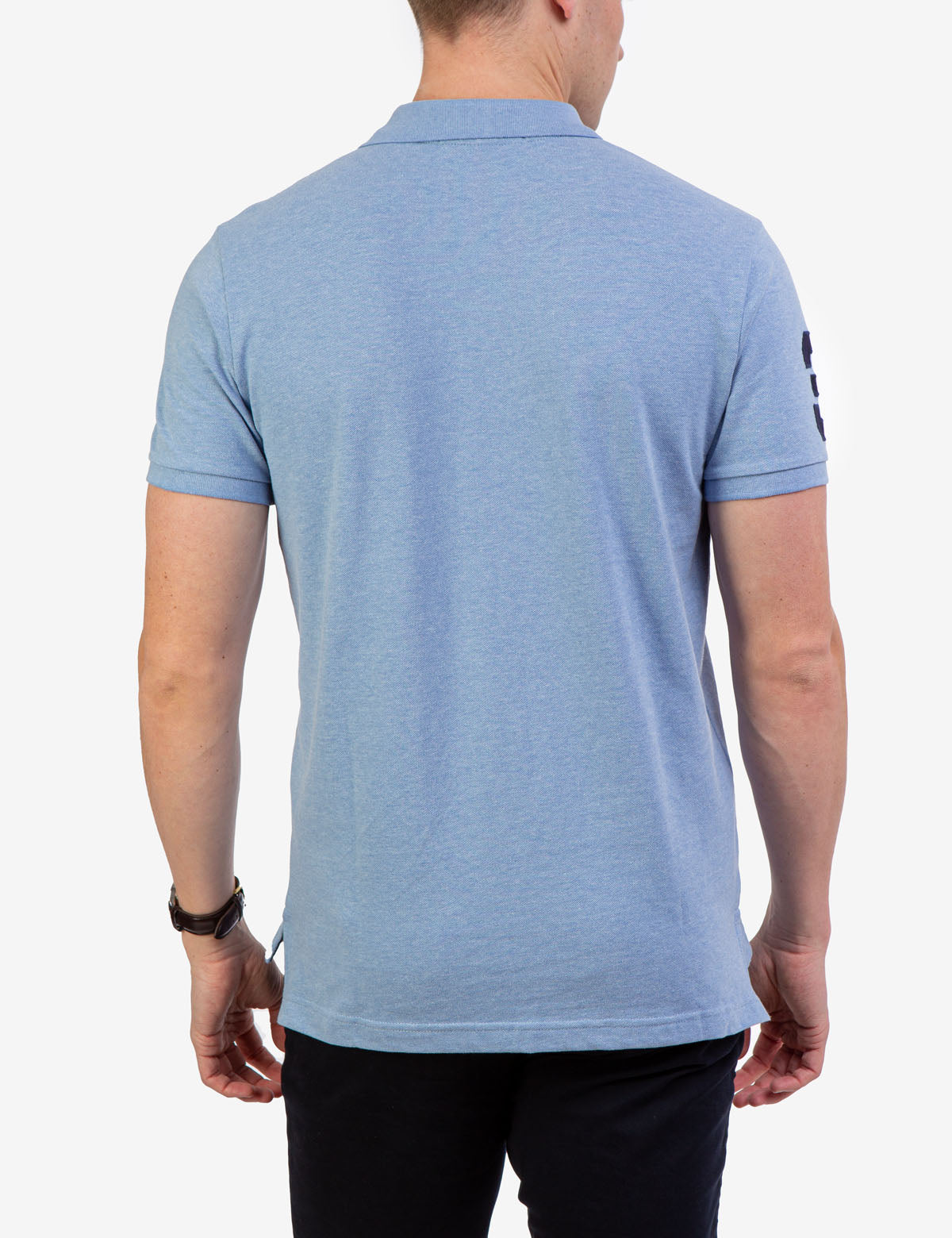 Big Logo Polo Shirt with Multicolor Embroidery | Classic Fit