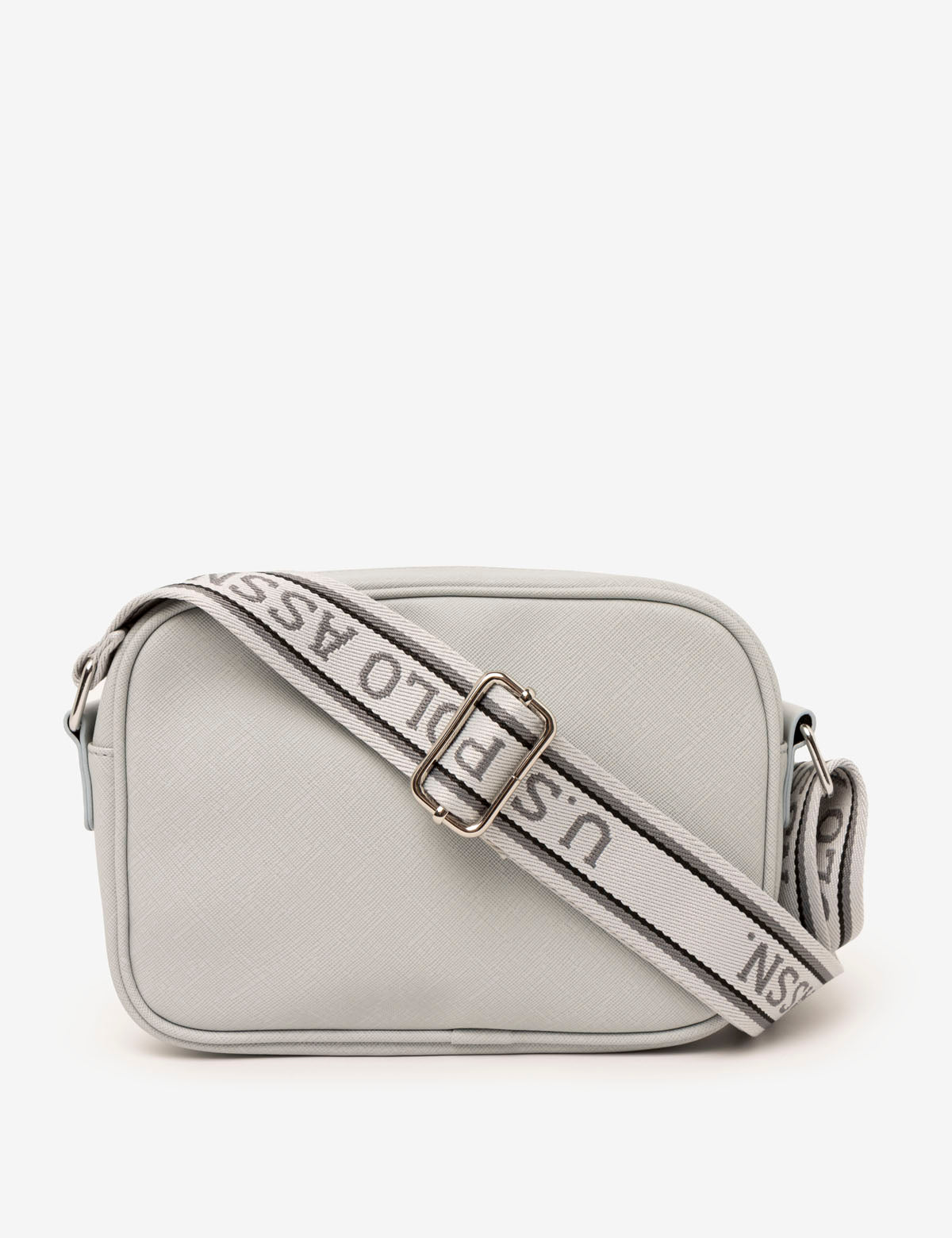 Classic Zip Crossbody Bag for Women | Saffiano PU & Logo Strap | U.S. Polo Assn.