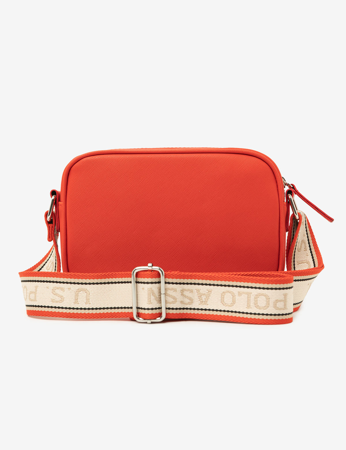 Classic Zip Crossbody Bag for Women | Saffiano PU & Logo Strap | U.S. Polo Assn.