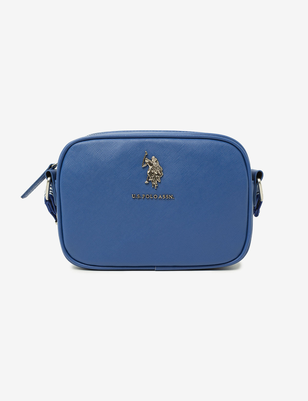 Classic Zip Crossbody Bag for Women | Saffiano PU & Logo Strap | U.S. Polo Assn.