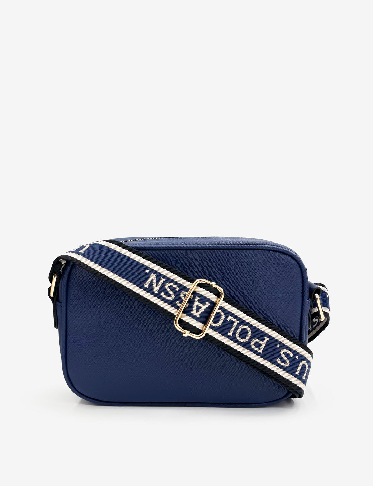 Classic Zip Crossbody Bag for Women | Saffiano PU & Logo Strap | U.S. Polo Assn.