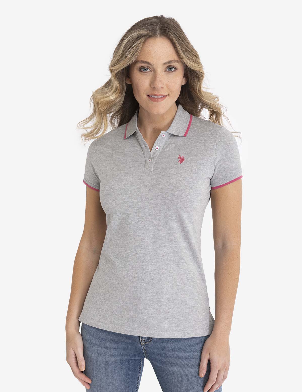 Men's Tipped Solid Polo Shirt with Contrast Trim | Classic Fit