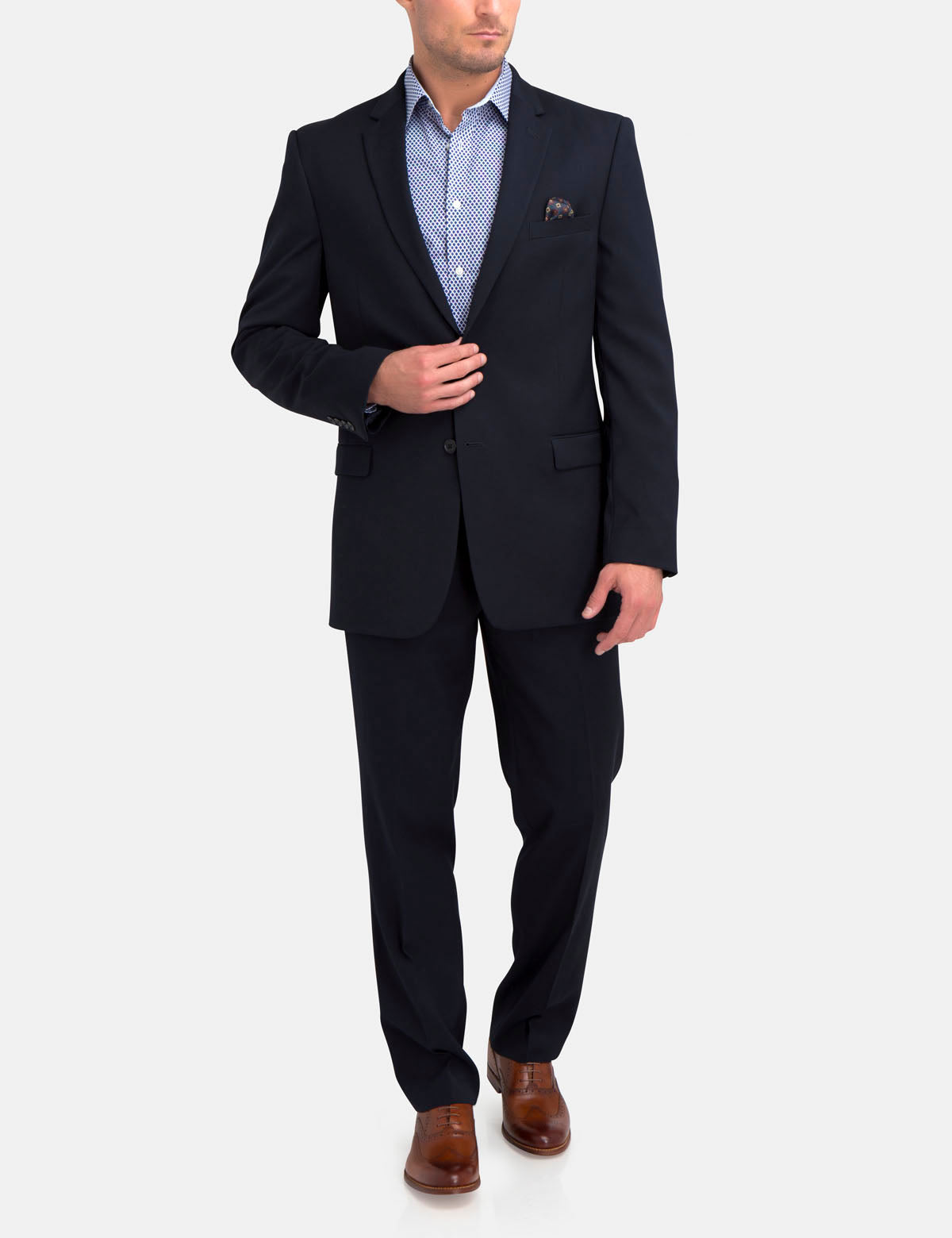 Navy Blazer for Men | Slim Fit Suit Jacket