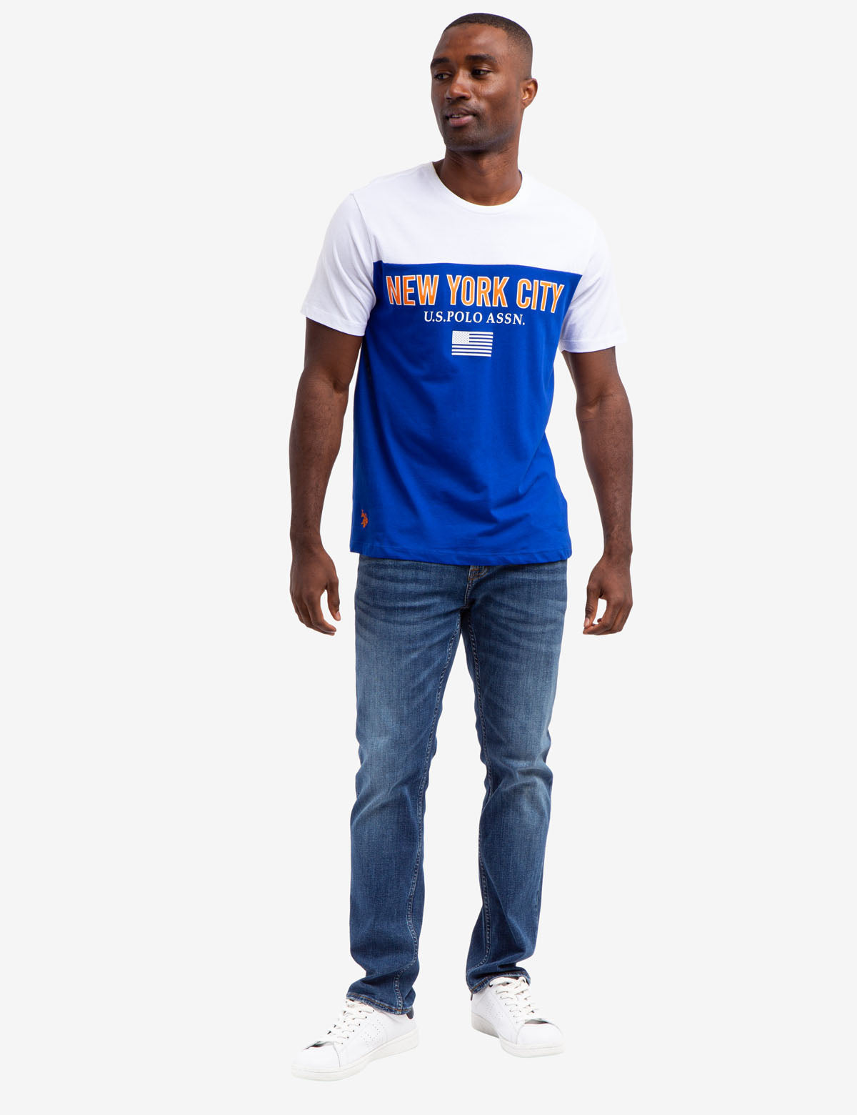 New York City Colorblock Graphic T-Shirt | Crew Neck Short Sleeve