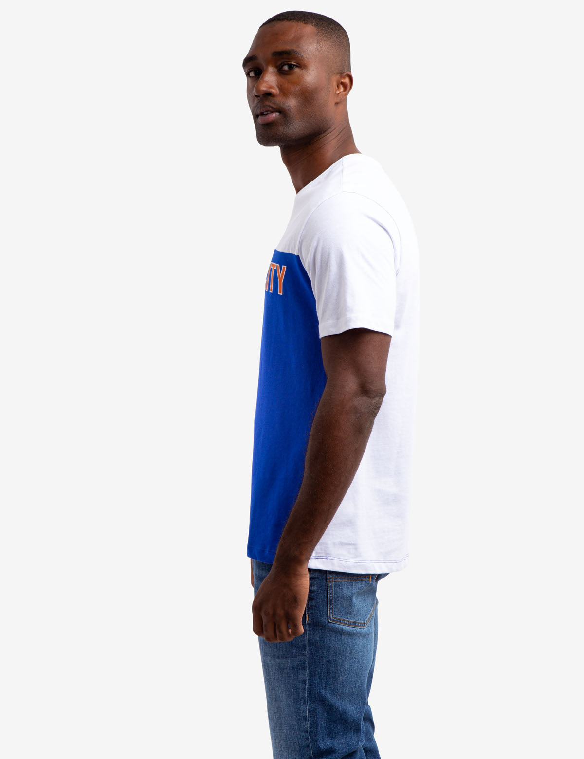 New York City Colorblock Graphic T-Shirt | Crew Neck Short Sleeve