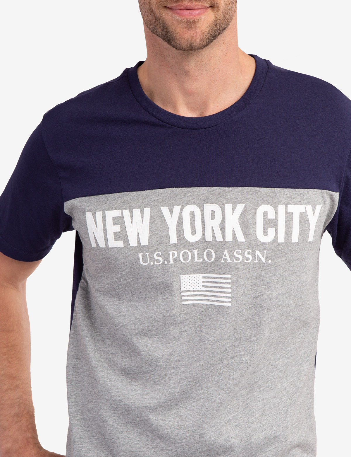New York City Colorblock Graphic T-Shirt | Crew Neck Short Sleeve