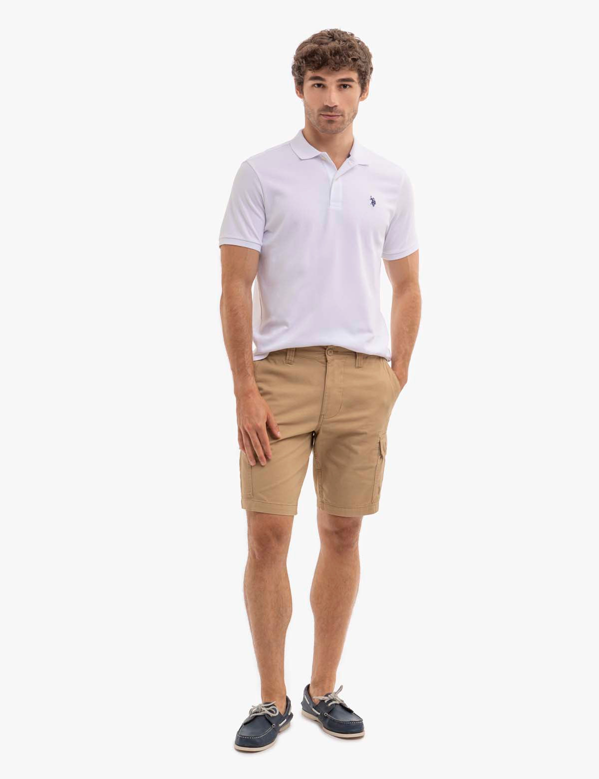 Classic Twill Cargo Shorts for Men | Durable & Comfortable
