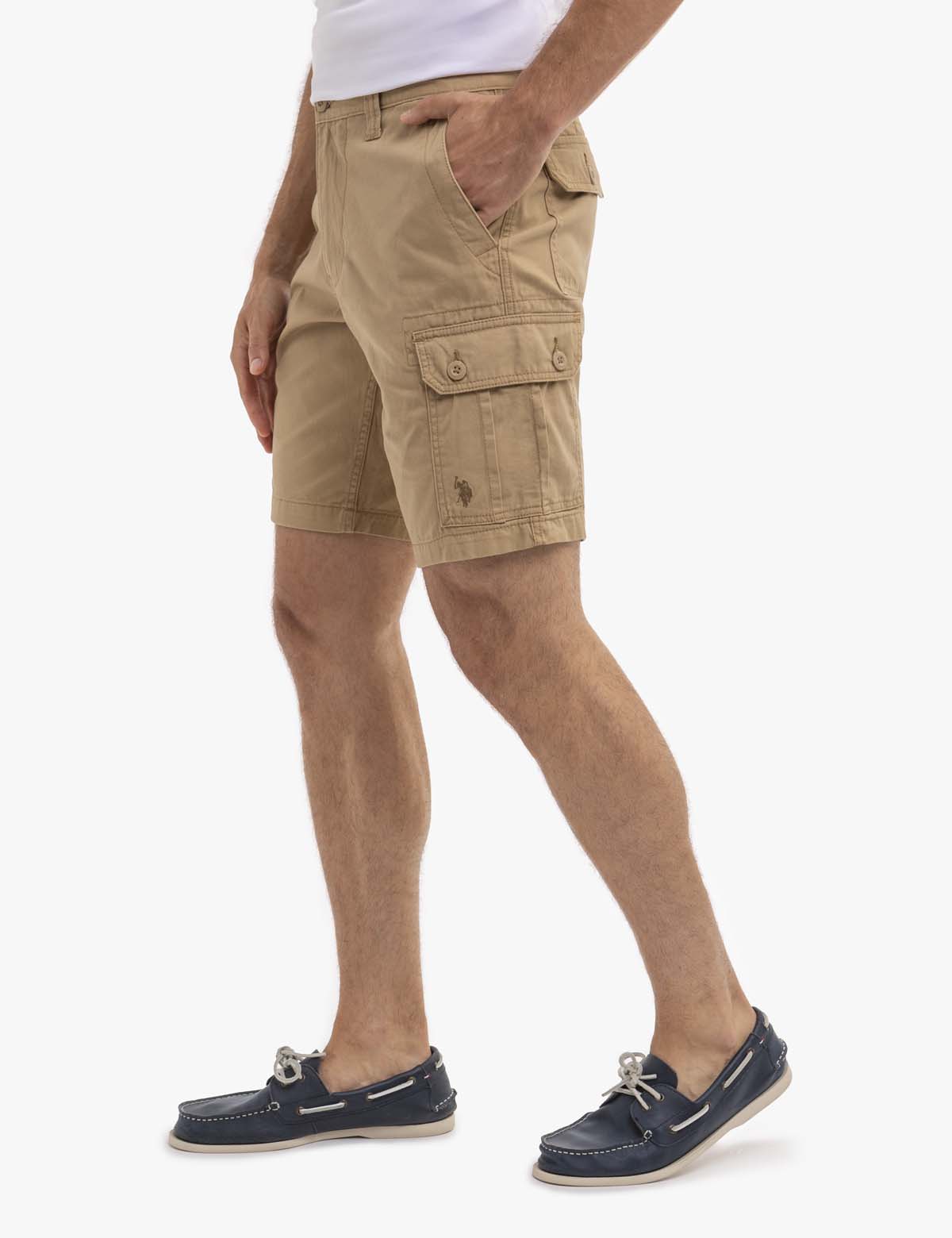 Classic Twill Cargo Shorts for Men | Durable & Comfortable
