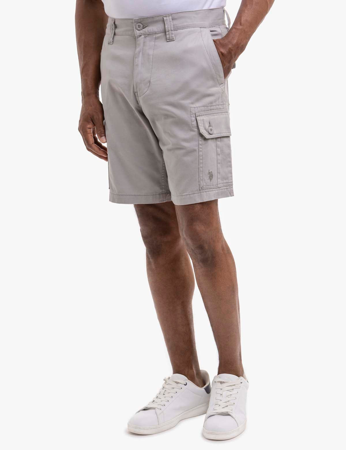 Classic Twill Cargo Shorts for Men | Durable & Comfortable
