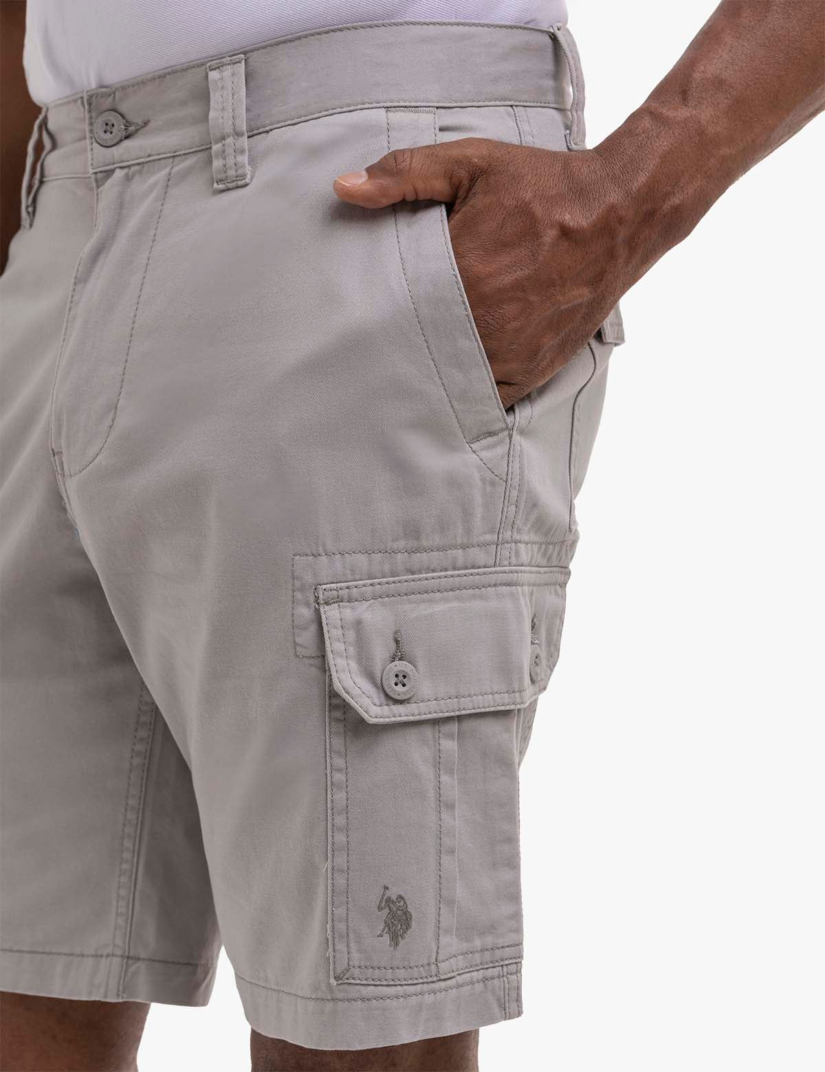 Classic Twill Cargo Shorts for Men | Durable & Comfortable