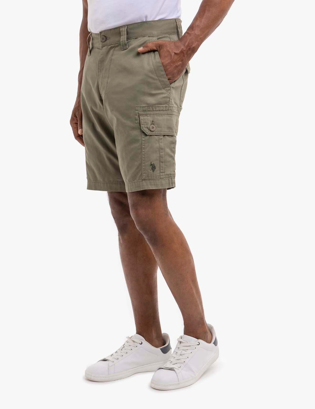 Classic Twill Cargo Shorts for Men | Durable & Comfortable