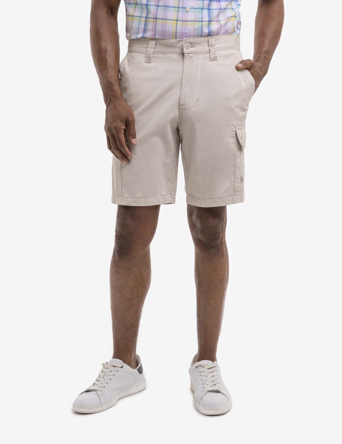 Classic Twill Cargo Shorts for Men | Durable & Comfortable