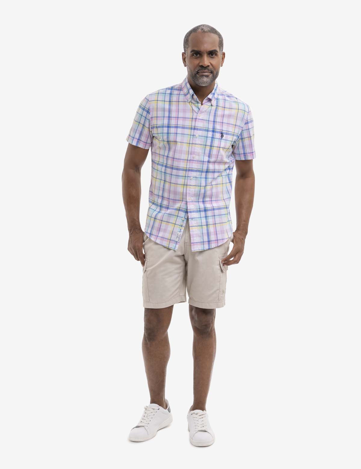 Classic Twill Cargo Shorts for Men | Durable & Comfortable