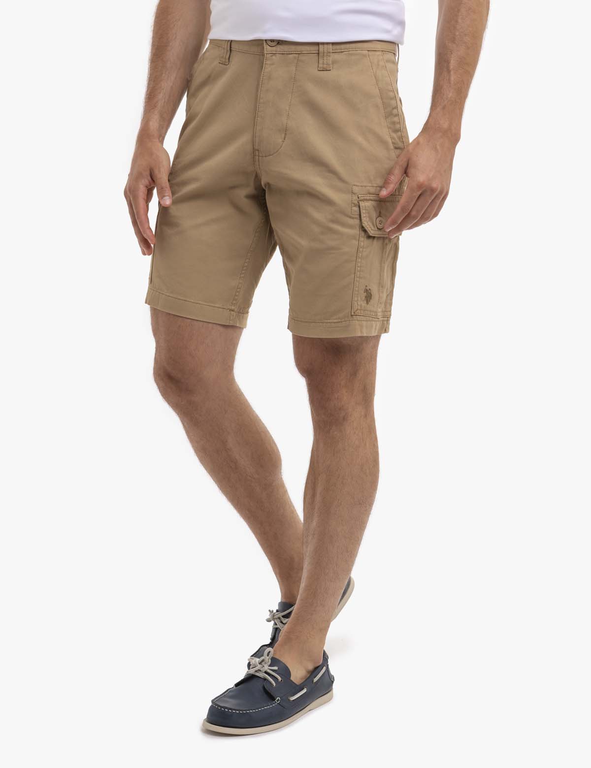 Classic Twill Cargo Shorts for Men | Durable & Comfortable