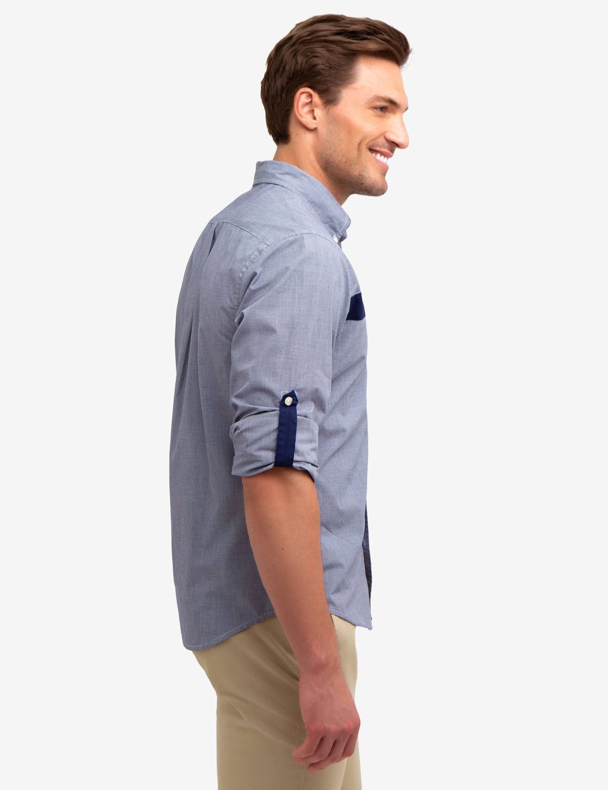 No-Tuck Horizontal Stripe Shirt with Reinforced Collar | U.S. Polo Assn.
