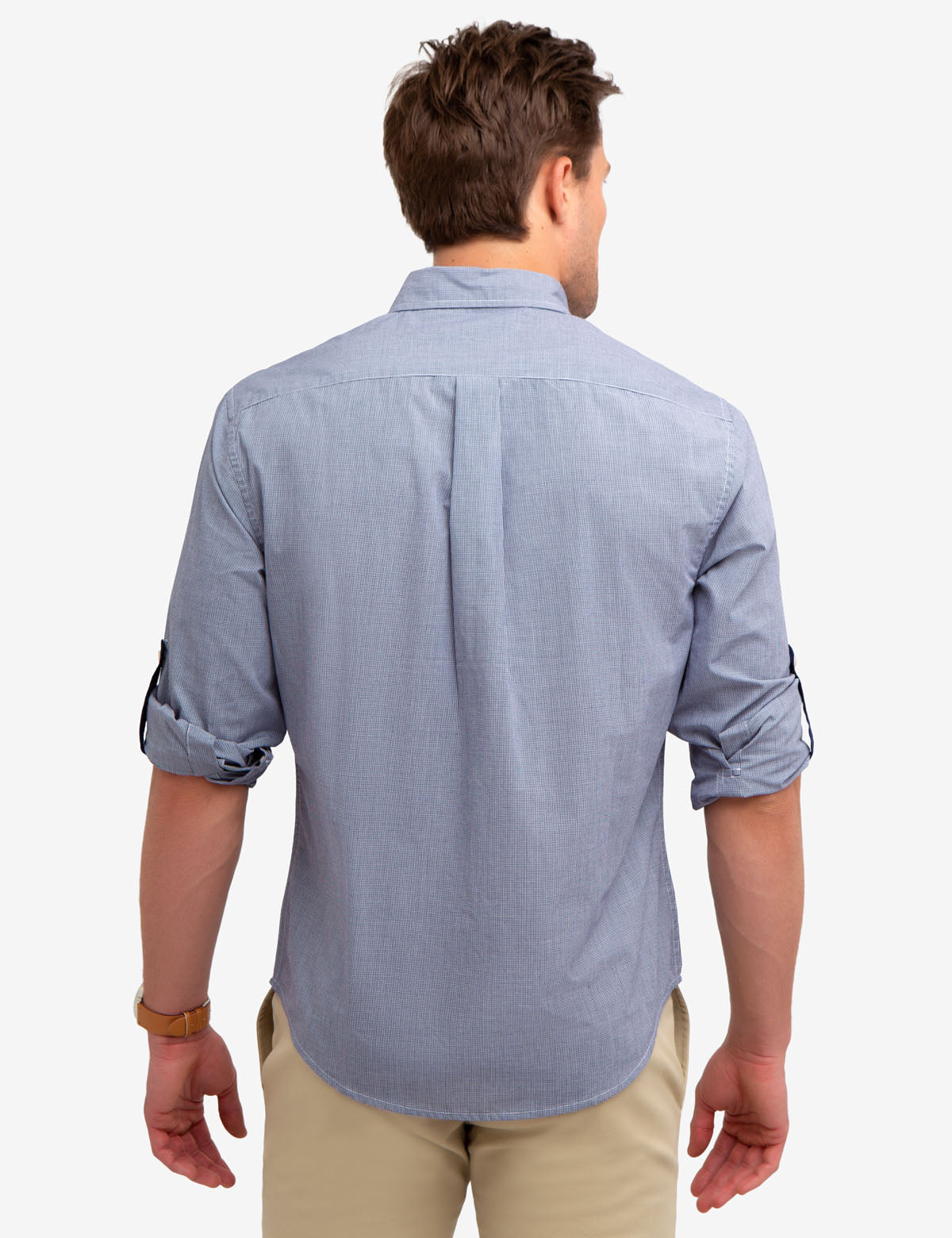 No-Tuck Horizontal Stripe Shirt with Reinforced Collar | U.S. Polo Assn.