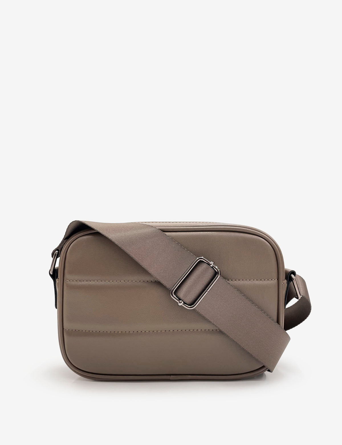 Quilted Crossbody Bag with Adjustable Strap & Zip Closure | CHANNEL