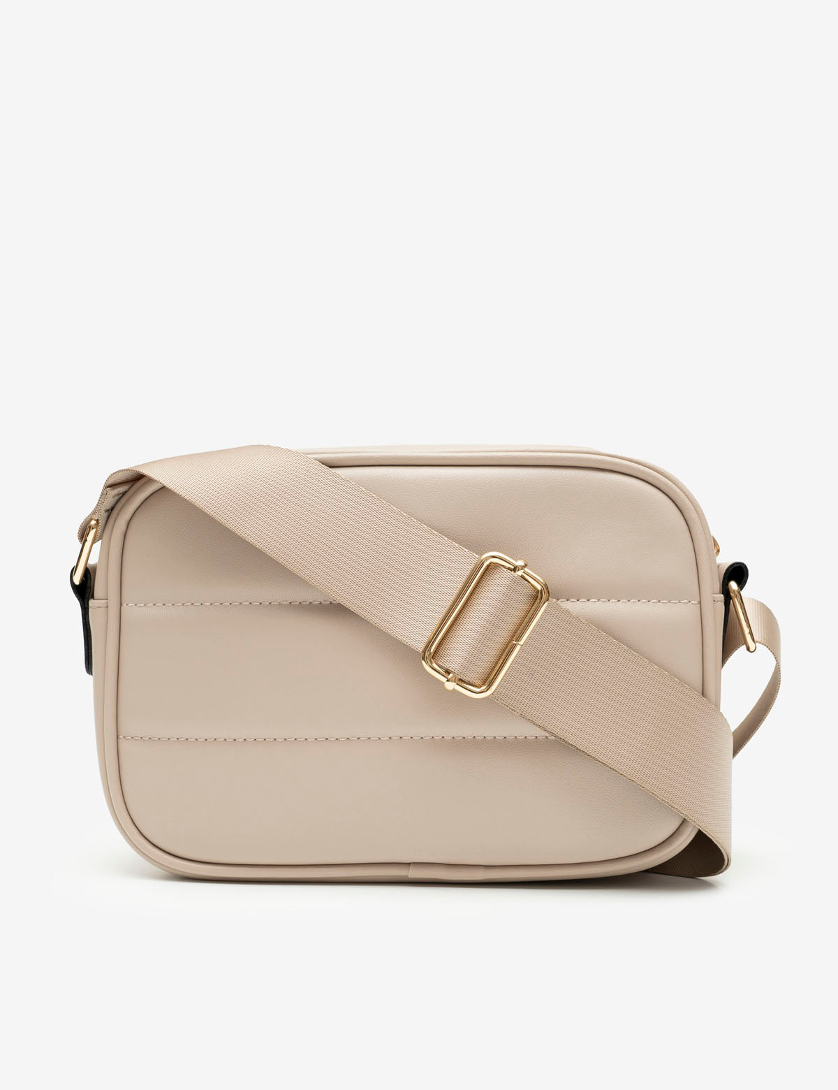 Quilted Crossbody Bag with Adjustable Strap & Zip Closure | CHANNEL