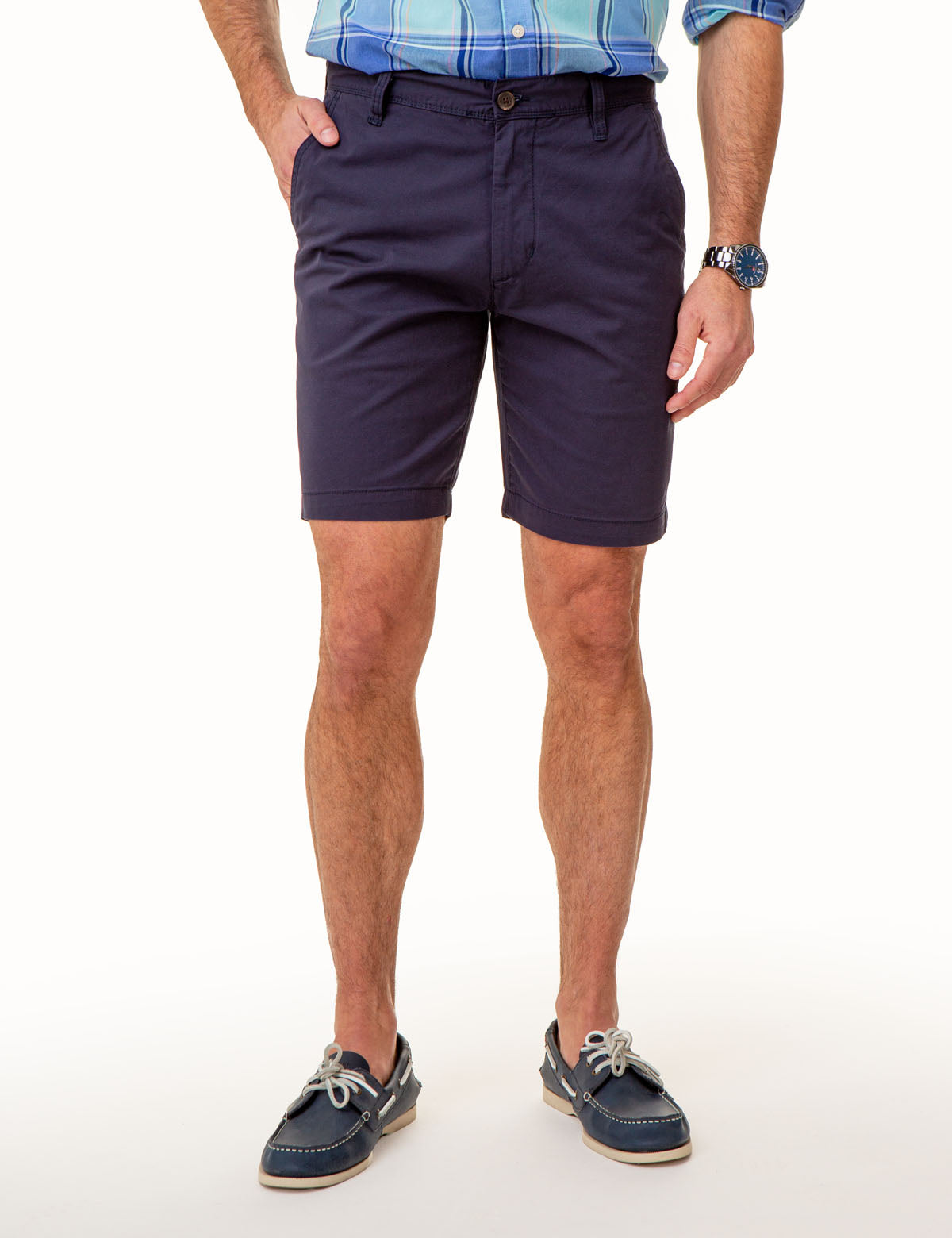 Men's Cotton Twill Shorts with Spandex | Mason