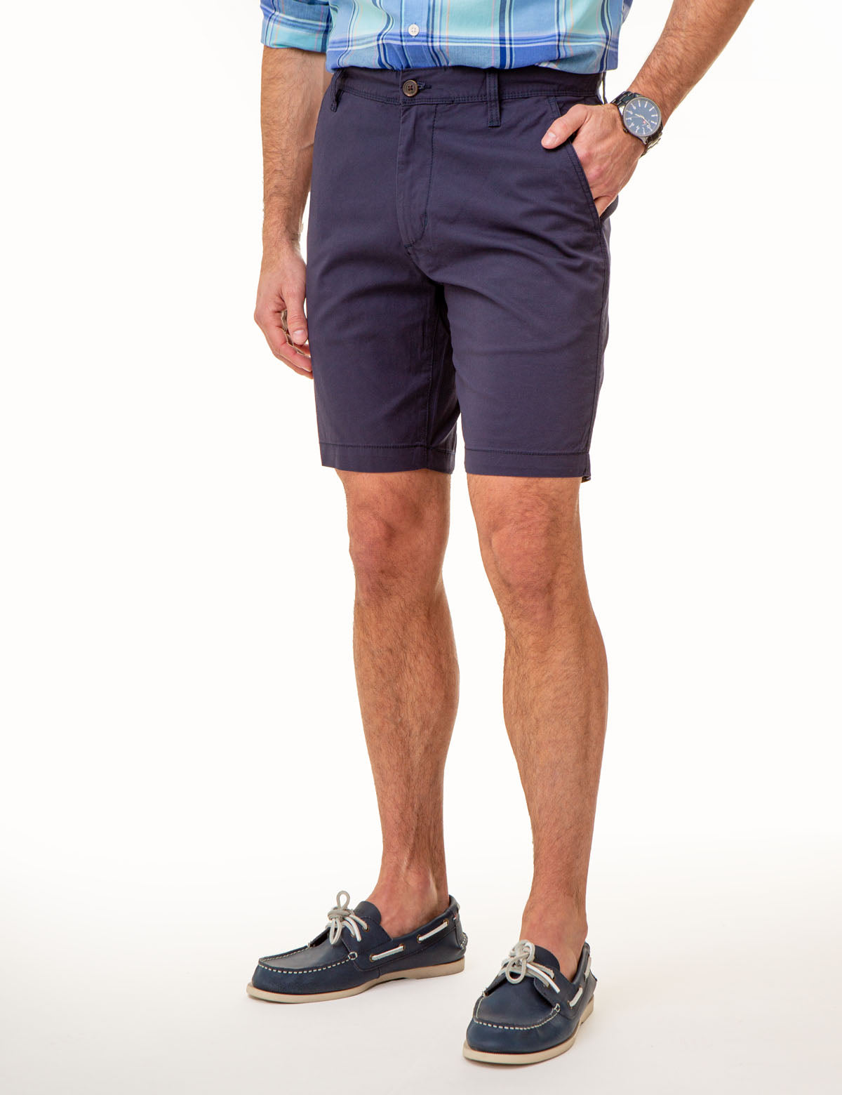 Men's Cotton Twill Shorts with Spandex | Mason