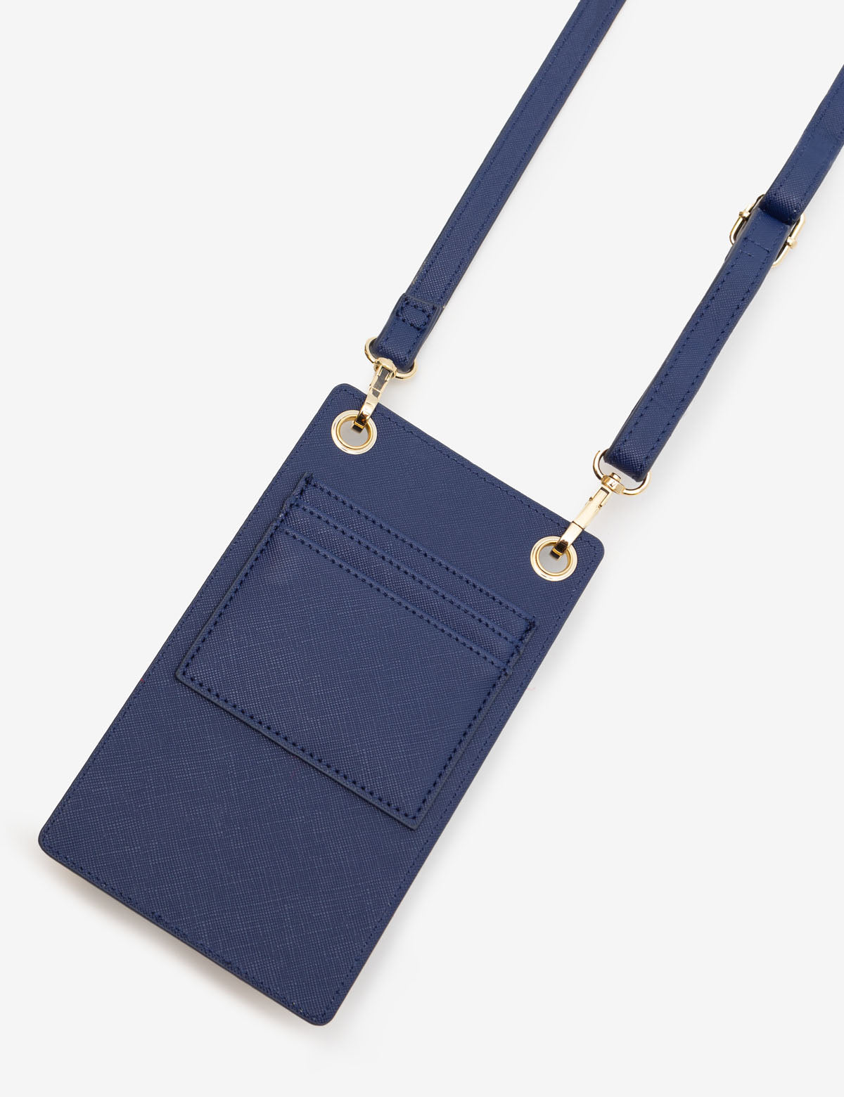Crossbody Phone Bag with Card Slots & Snap Closure | PU Leather