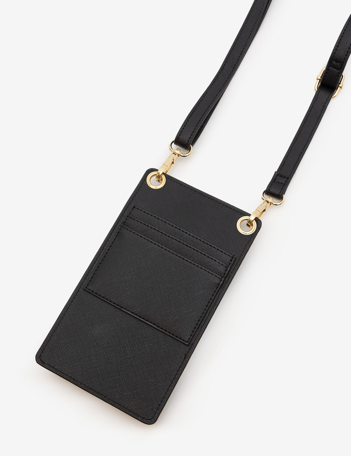 Crossbody Phone Bag with Card Slots & Snap Closure | PU Leather