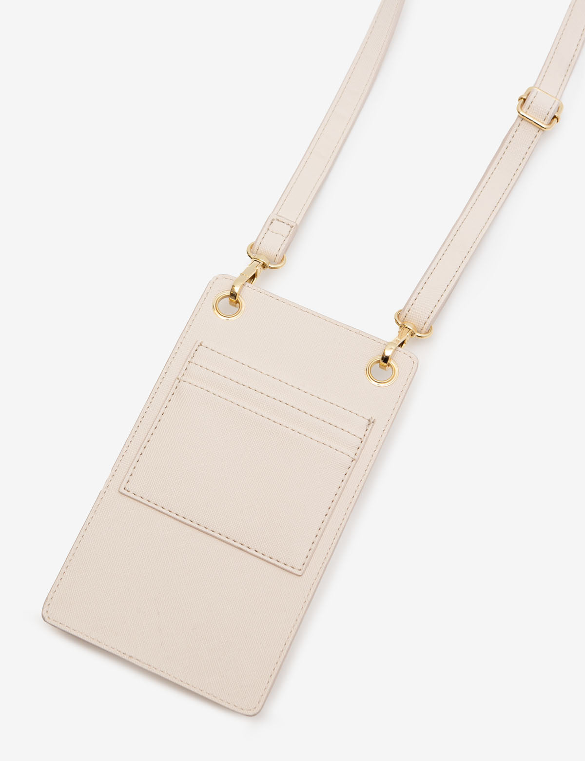 Crossbody Phone Bag with Card Slots & Snap Closure | PU Leather