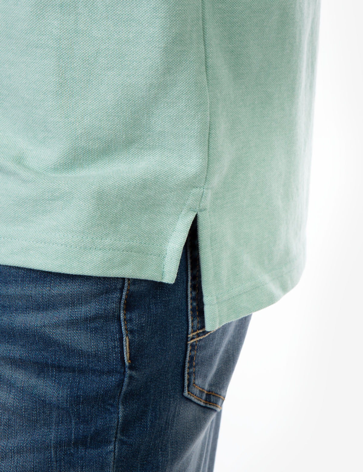Men's Cotton Pique Polo Shirt with Logo | Small Casual Fit