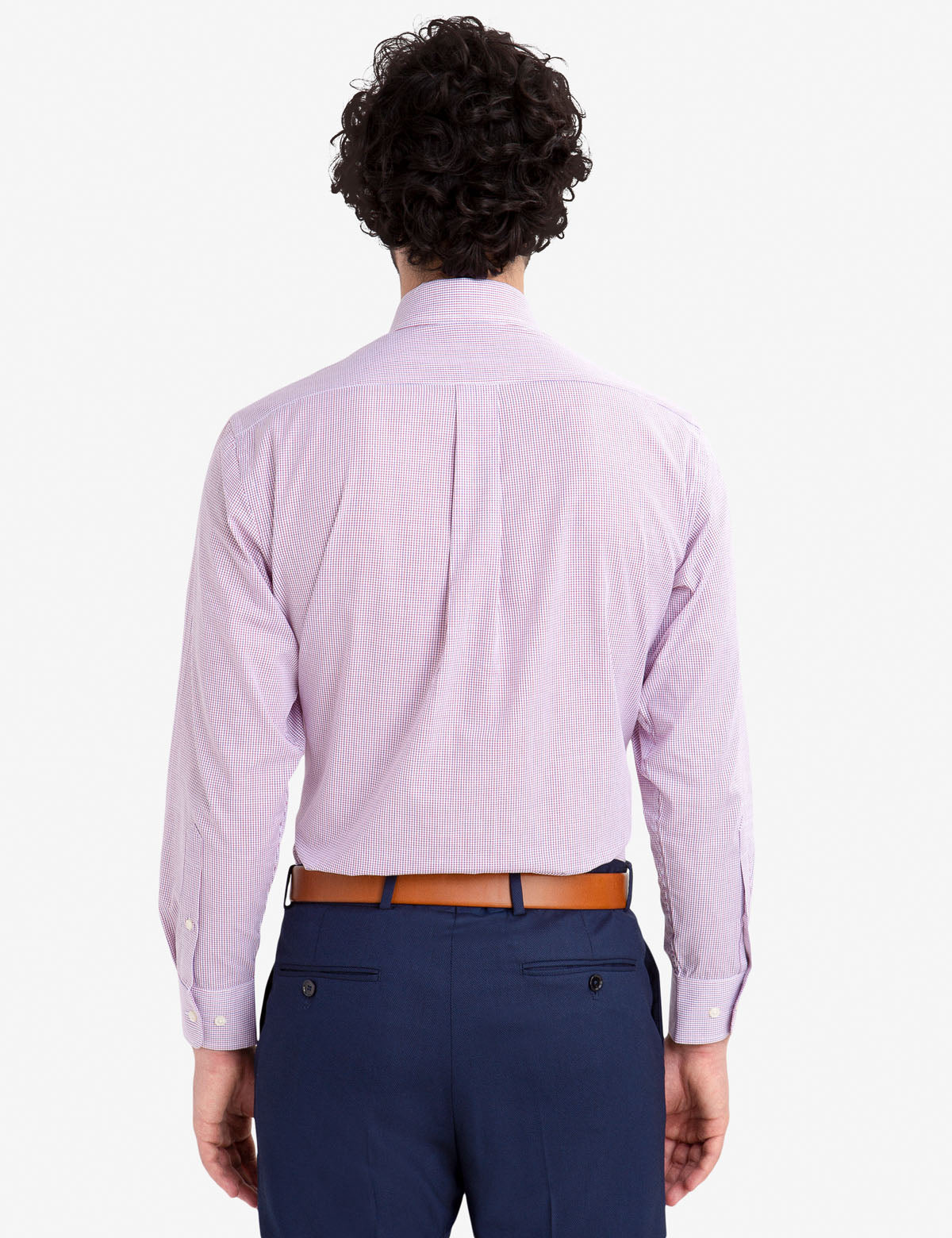 Plaid Dress Shirt for Men | Cotton-Polyester Blend & Regular Fit