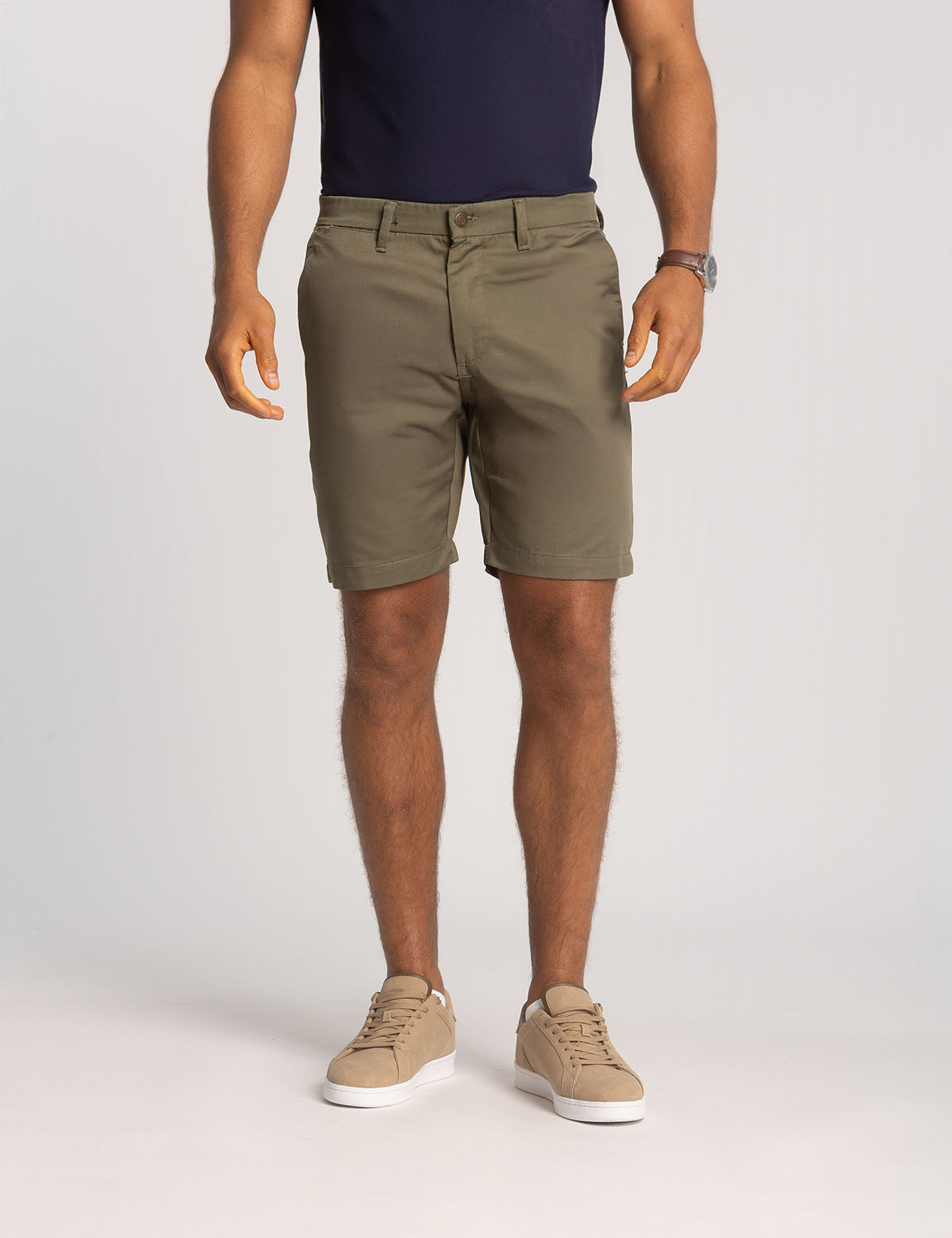 Stretch Twill Shorts with Comfort Waistband | Casual & Relaxed Fit