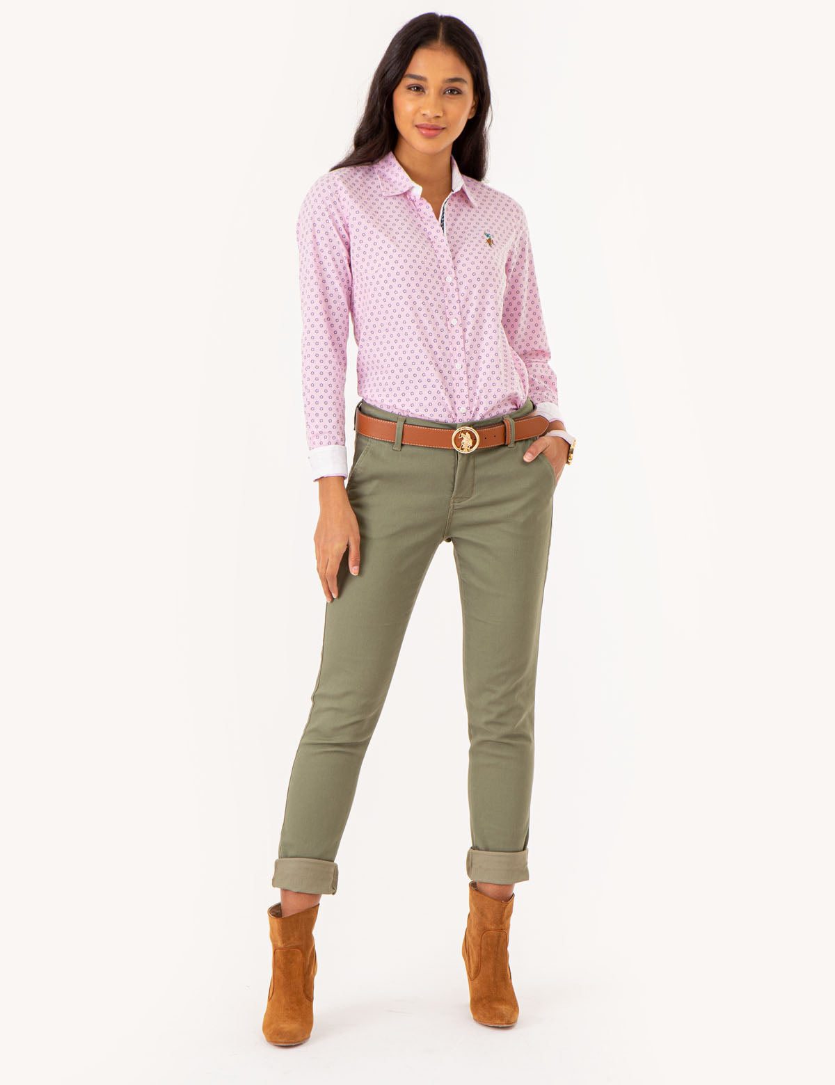 Printed Oxford Shirt in Poplin Fabric | Casual Wear