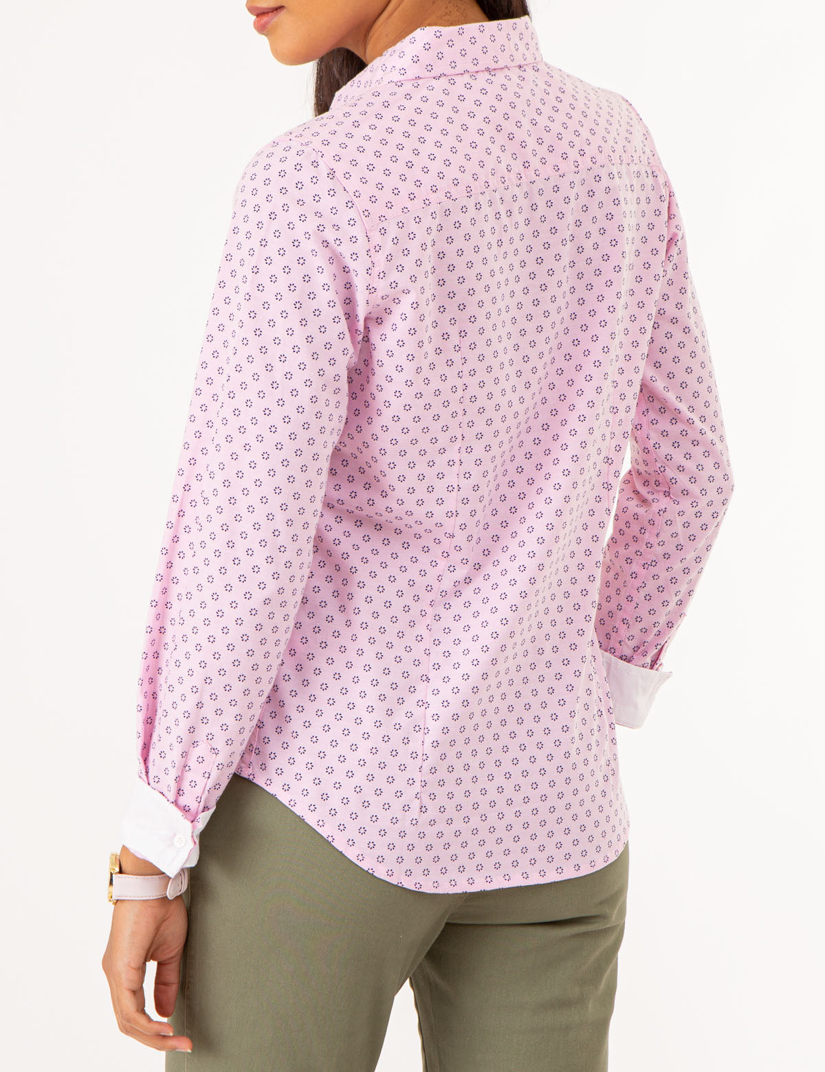 Printed Oxford Shirt in Poplin Fabric | Casual Wear