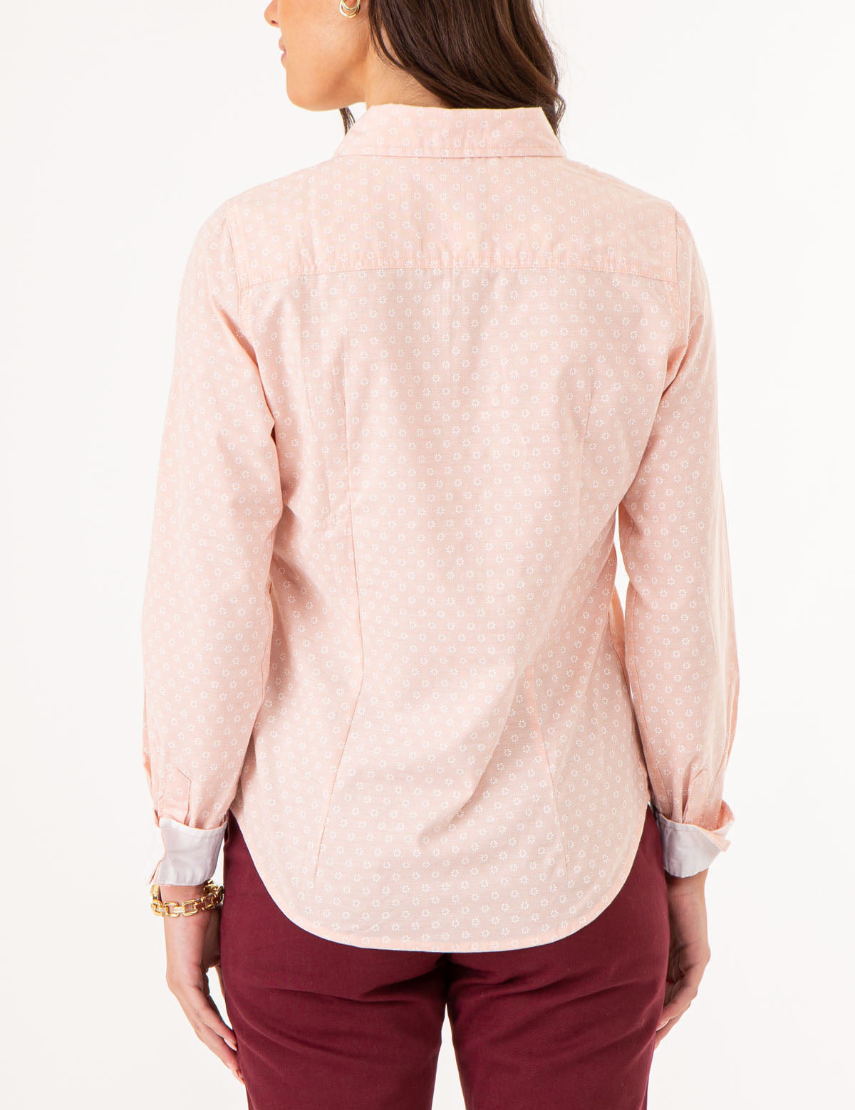 Printed Oxford Shirt in Poplin Fabric | Casual Wear