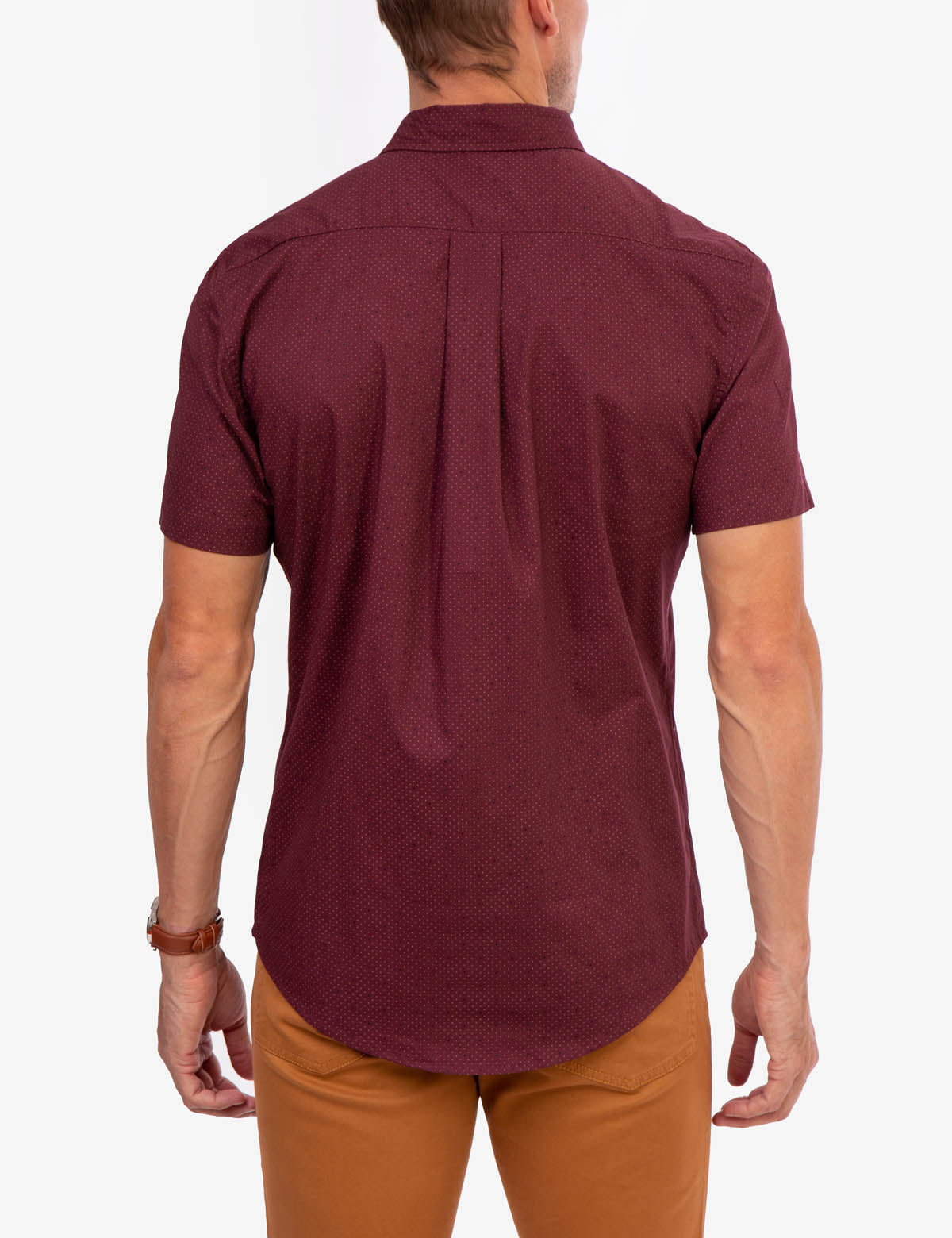 Printed Cotton Short Sleeve Shirt with Abstract Design | Button-Up Casual Wear