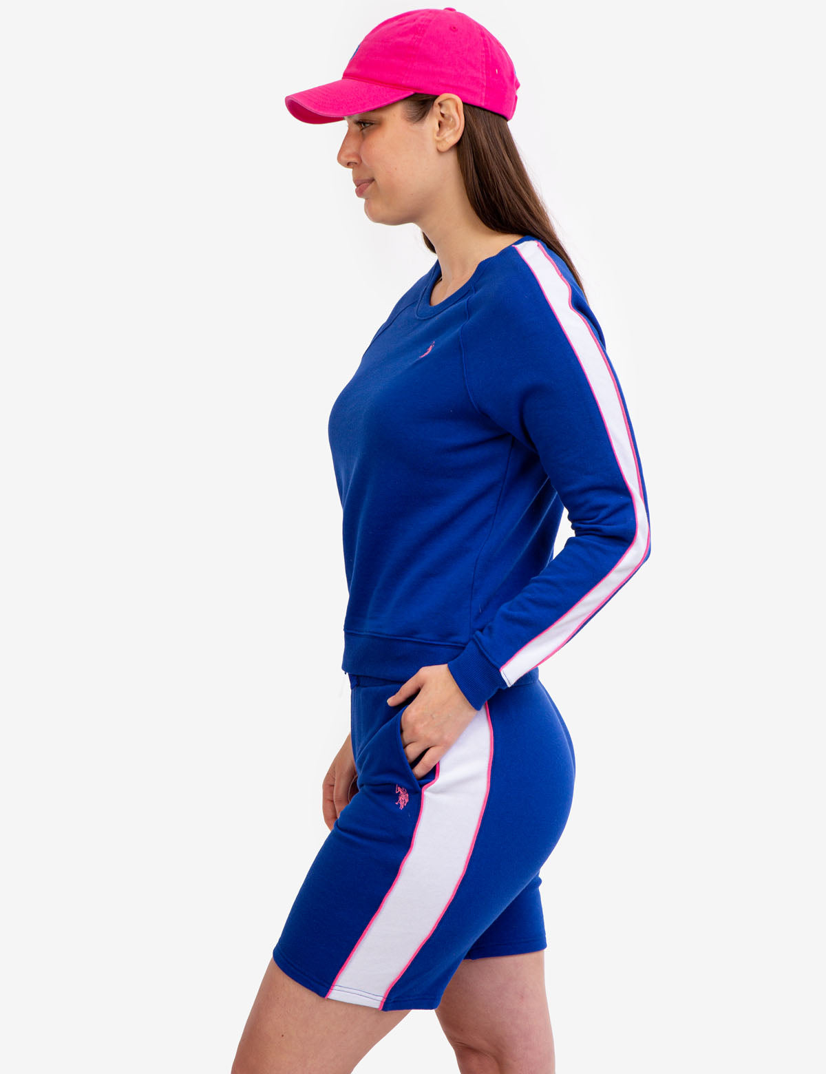 Raglan Sleeve Crew Neck Pullover Sweater | Comfort Fit