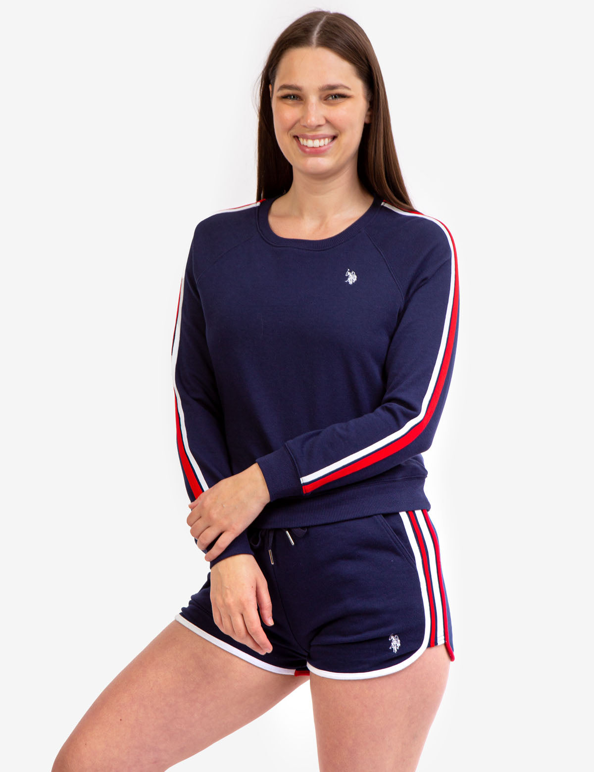 Raglan Sleeve Crew Neck Pullover Sweater | Comfort Fit