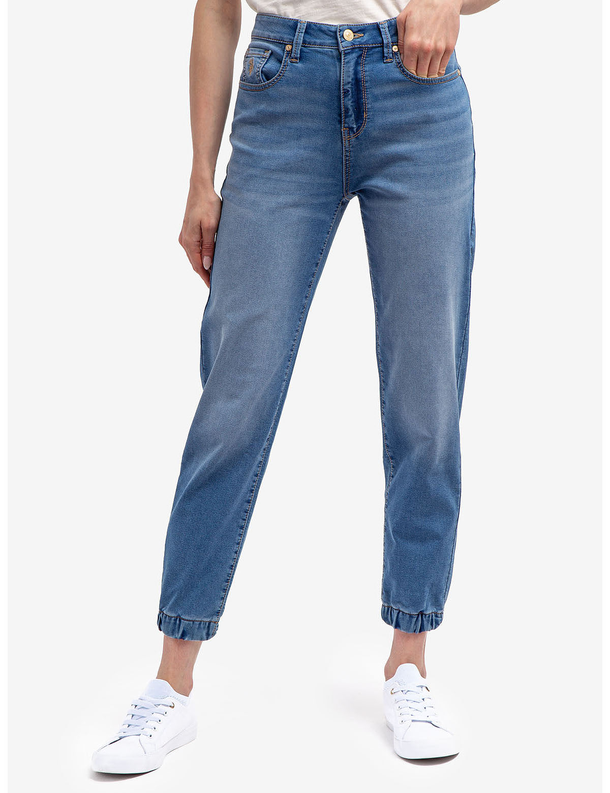 Relaxed Fit Denim Joggers for Men | Comfortable Casual Pants