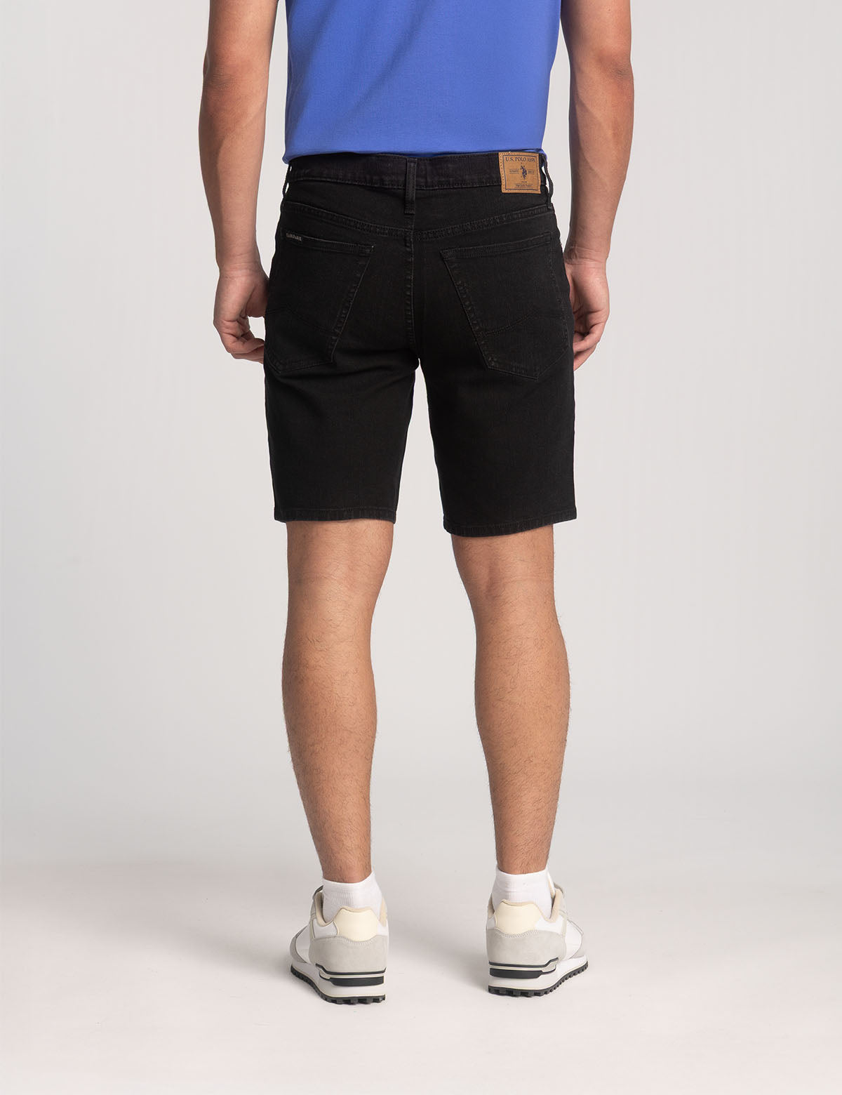 Slim Straight Denim Shorts with 5 Pockets | Classic Fit for Casual Wear