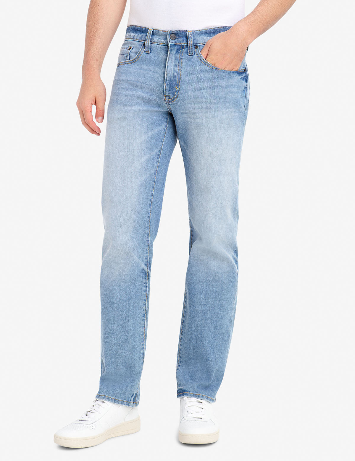 Eco-Friendly Straight Fit Jeans with Stretch | REPREVE® Black Mallet