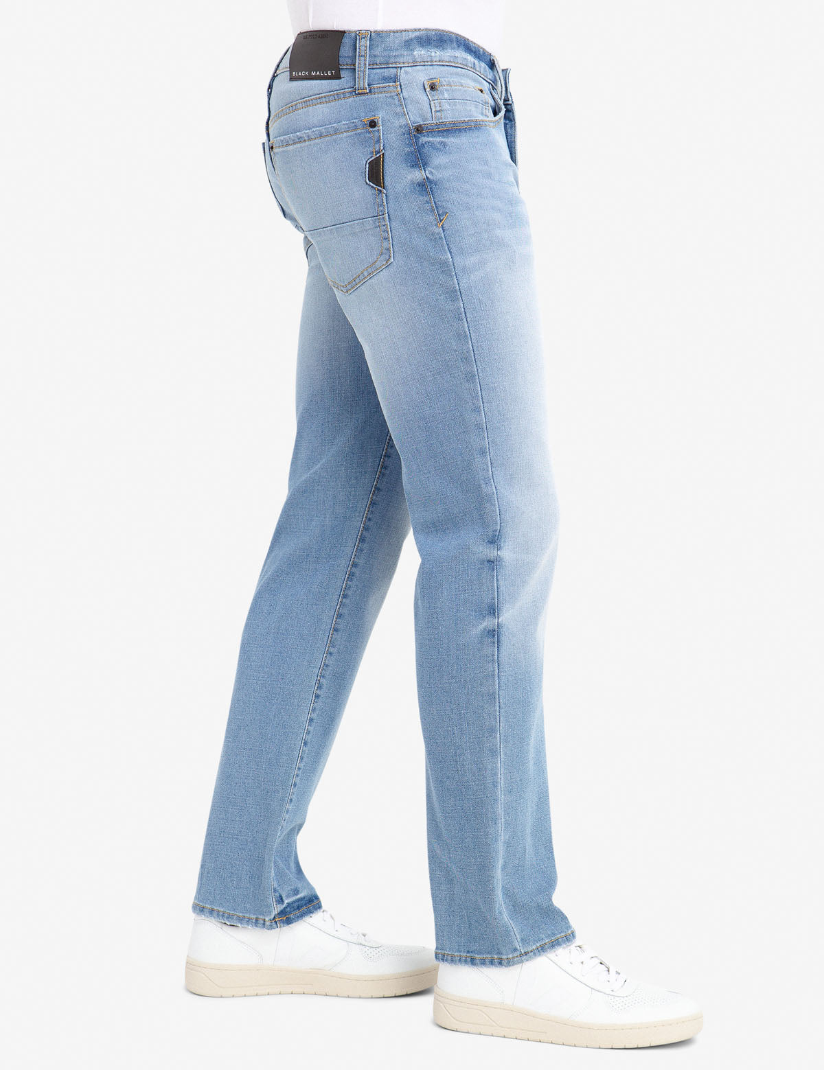 Eco-Friendly Straight Fit Jeans with Stretch | REPREVE® Black Mallet
