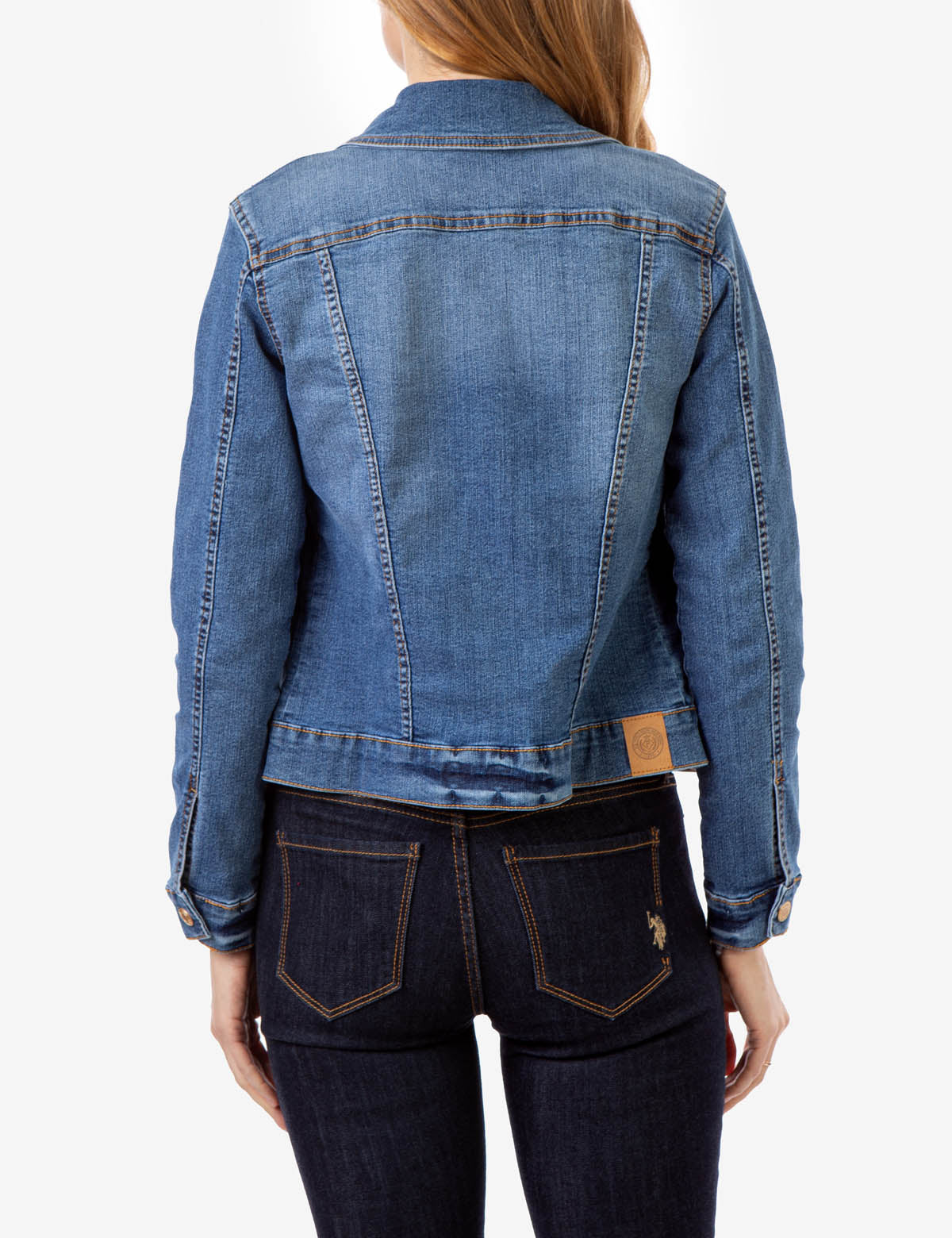 Eco-Friendly Denim Jacket with Detachable Hood | REPREVE® Recycled
