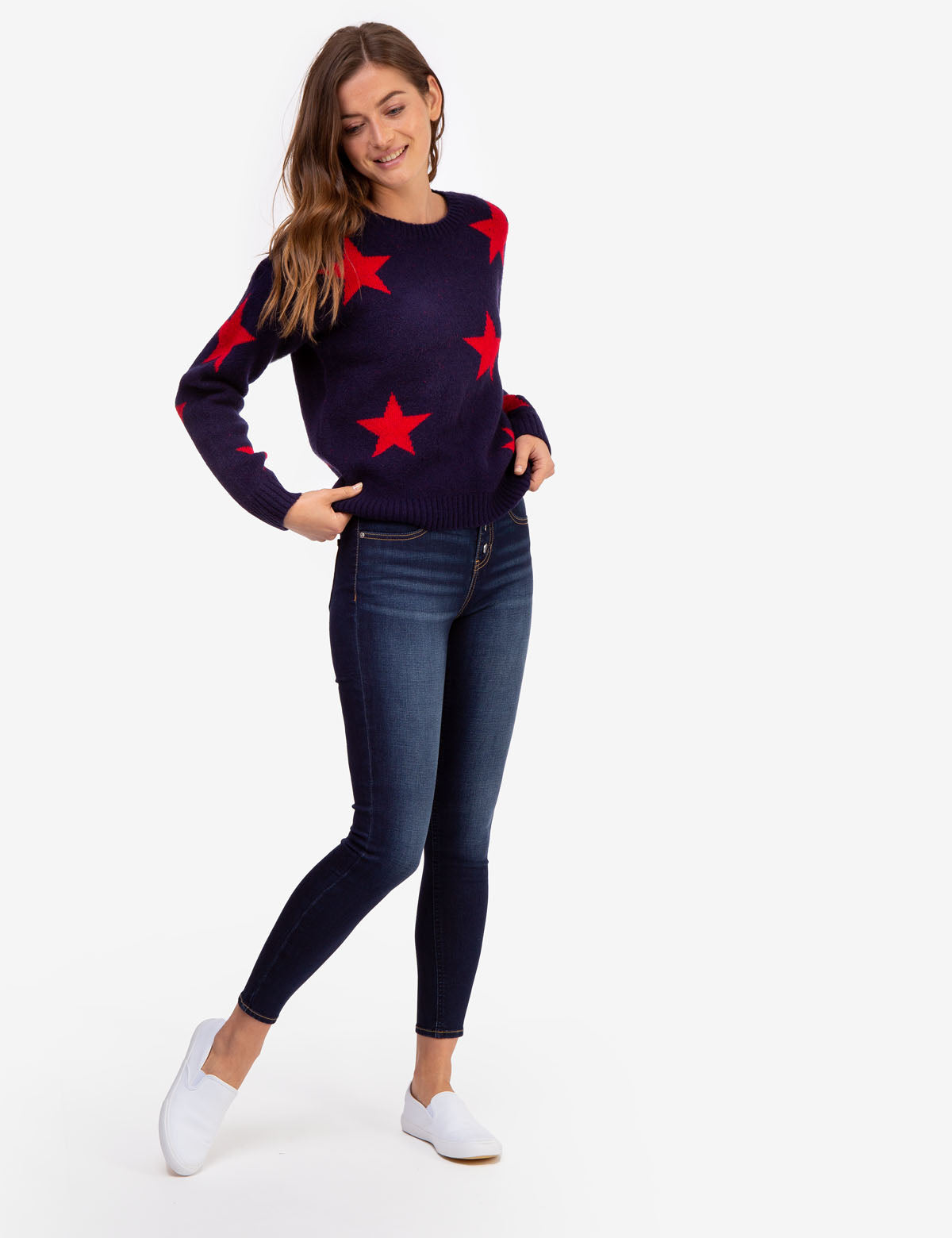 High Rise Button Denim Jeggings with REPREVE® Eco Fabric | Slim Fit & Sculpting