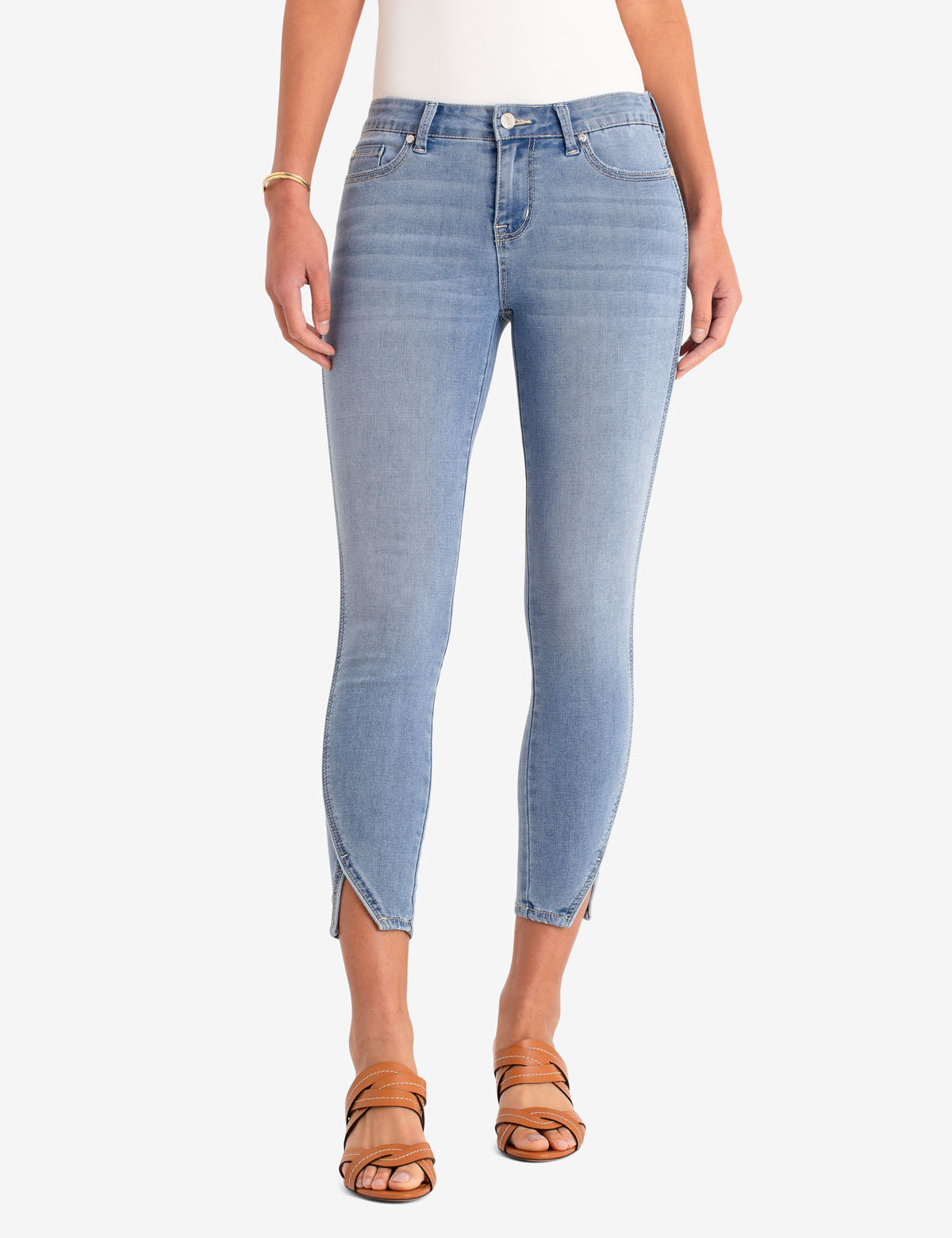 Mid Rise Crop Jegging with Piping | REPREVE® Stretch Denim