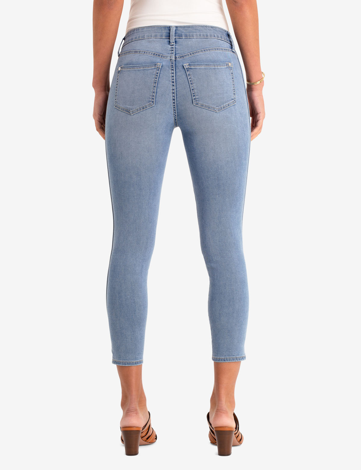 Mid Rise Crop Jegging with Piping | REPREVE® Stretch Denim