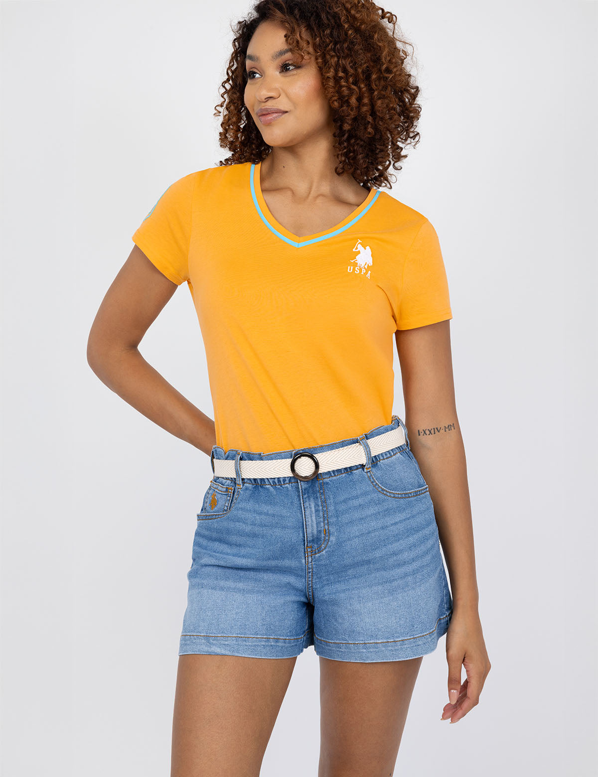 Paperbag Waist Denim Shorts | Casual High-Rise Style
