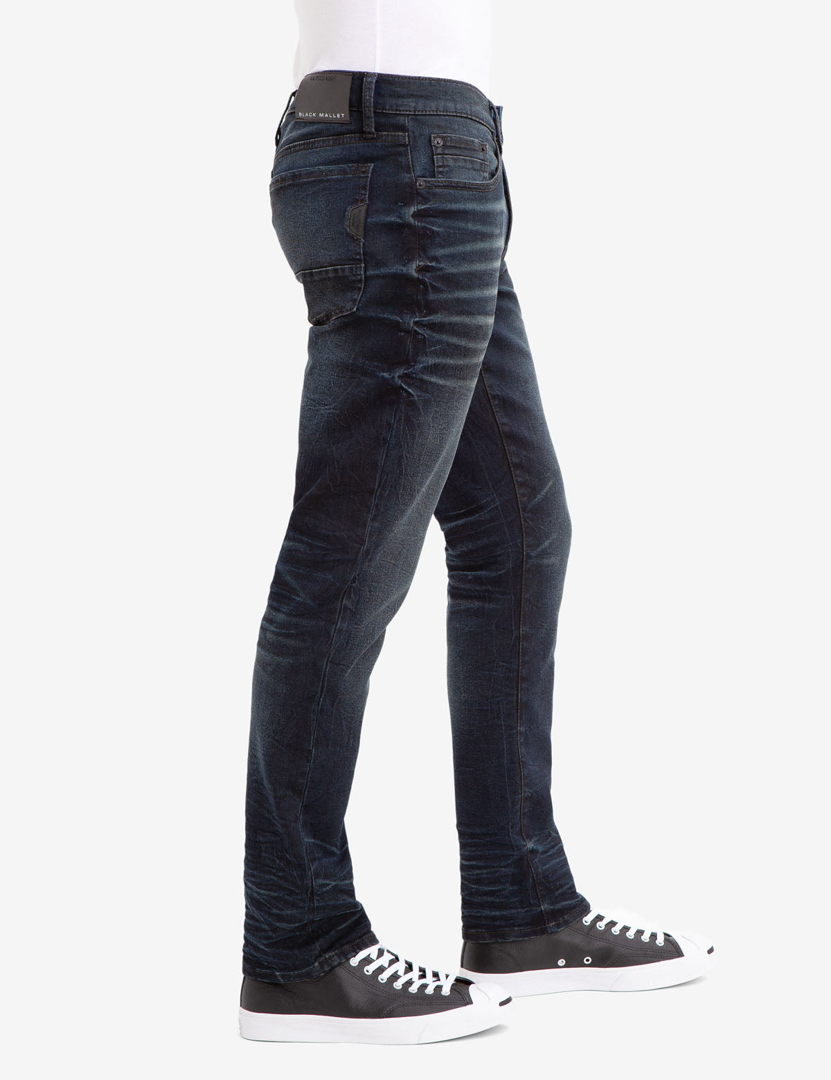 Eco-Friendly Slim Straight Distressed Jeans | REPREVE® Recycled Denim