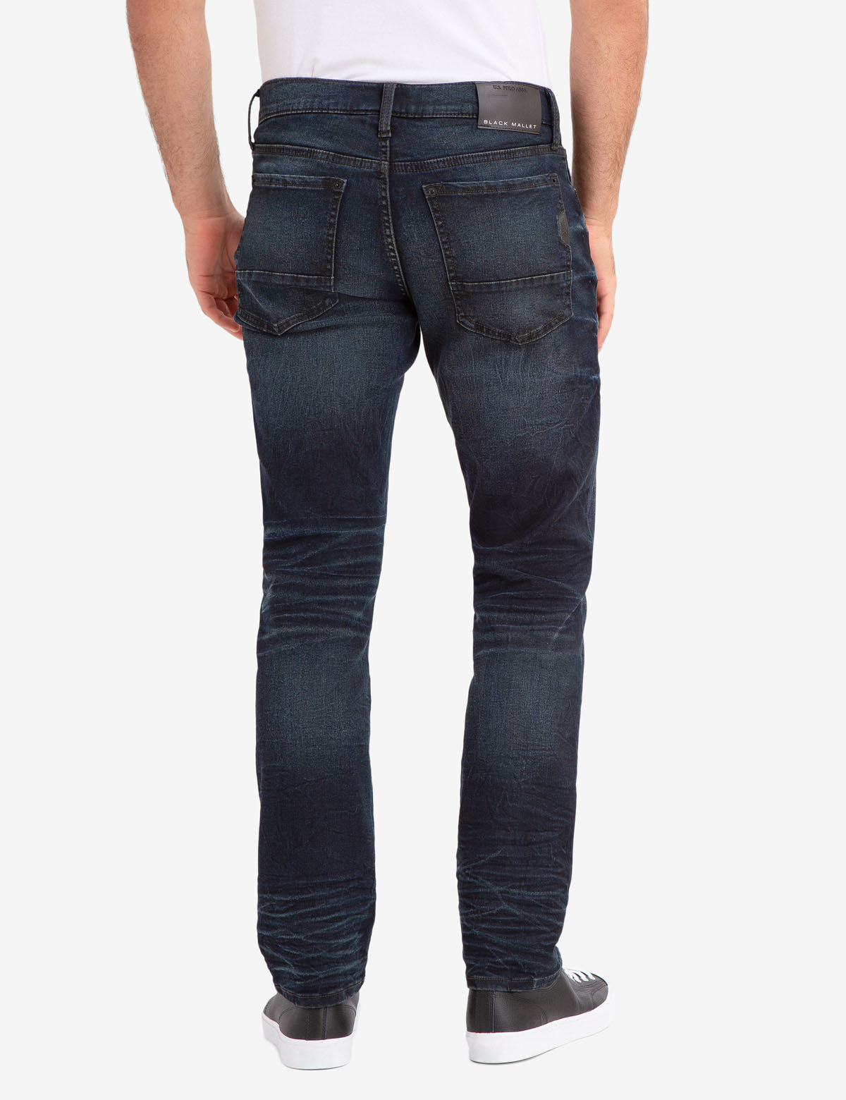 Eco-Friendly Slim Straight Distressed Jeans | REPREVE® Recycled Denim