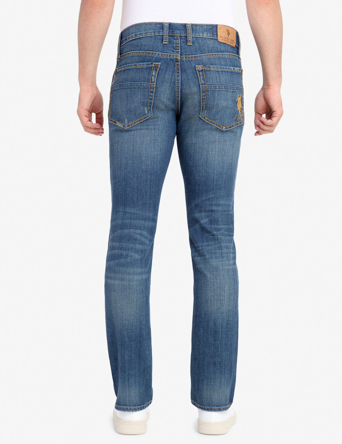 Eco-Friendly Slim Straight Jeans with REPREVE® Stretch | U.S. Polo Assn.